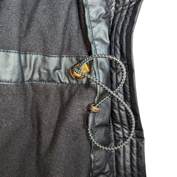 Athleta Medium 'Alpine Air' Black Vest Fleece Lined Full Zip Adjustable Waist - Picture 13 of 15